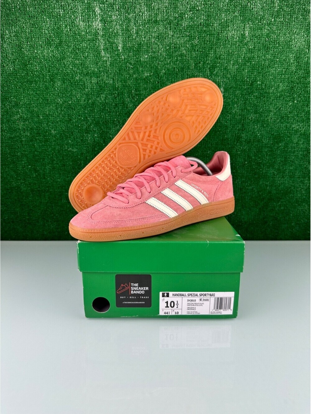 Size 10.5 - adidas Sporty & Rich x Handball Spezial Pink Gum